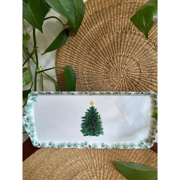 Aspen Home Christmas tree platter - Picture 1 of 8